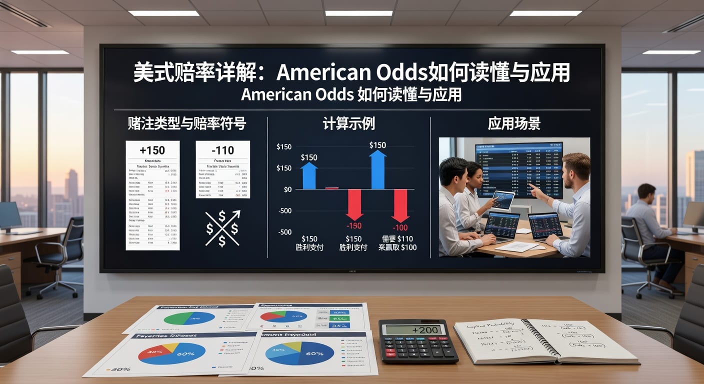 美式赔率 american odds 换算与实战解读