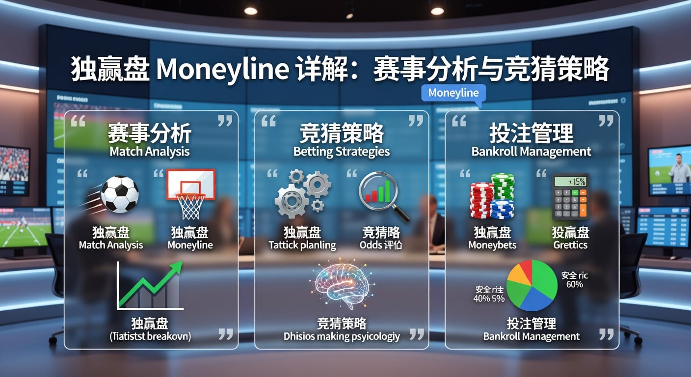 独赢盘 moneyline投注技巧与胜负判断