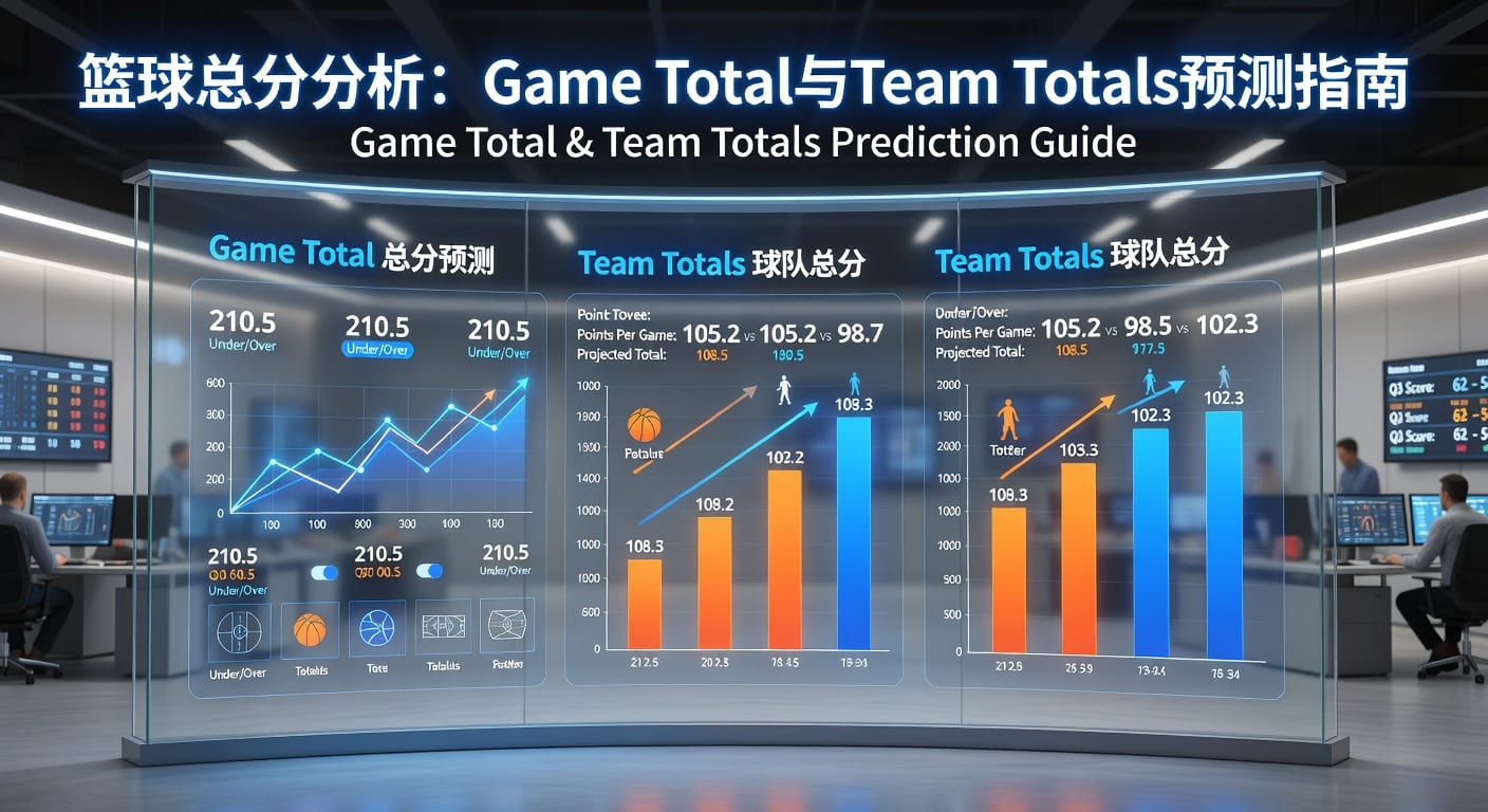 篮球总分 game total team totals：赛前判断与实战思路